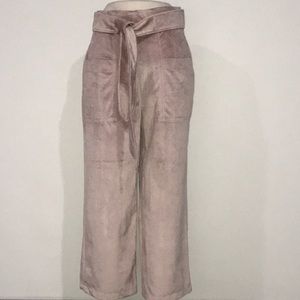NWT Anthropologie BARBER Velvet Tie-Front Pant Z183-2